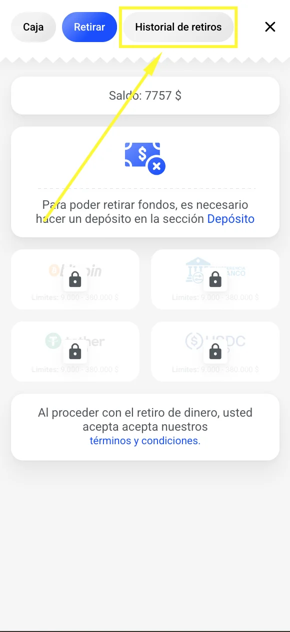 Enviar y seguir la solicitud